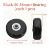 Nero-50*18mm (2 pezzi)-150g