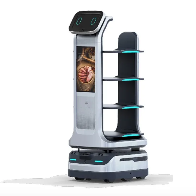 Humanoid Robots Robots Intelligent Humanoid Robot App Control Runner Bar  Courier Service