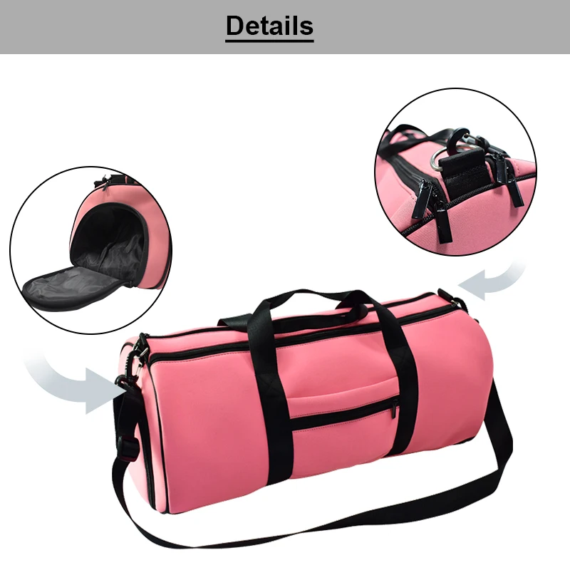 Новейший дизайн Высококачественная пользовательская печать логотипа Неопреновая спортивная сумка для