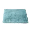 Verde esmeralda: alfombra de esponja de felpa larga, sin funda extraíble