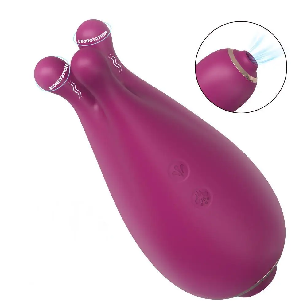 S-HANDE Bionic Octopus Design Clitoral Sucking Vibrator – USB Rechargeable  Nipple Kneading Massage Tool for Women