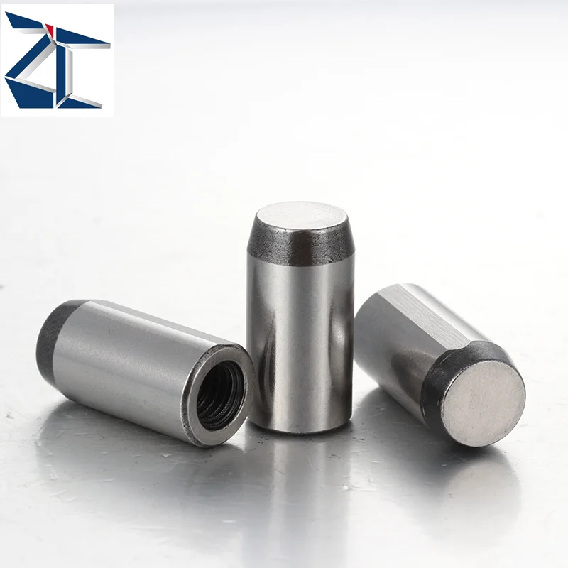 Excellent 304 316 Stainless Steel Cylindrical Hollow Dowel Taper Pin With Thread Parallel Dowel Pin Thread Dowel Pins