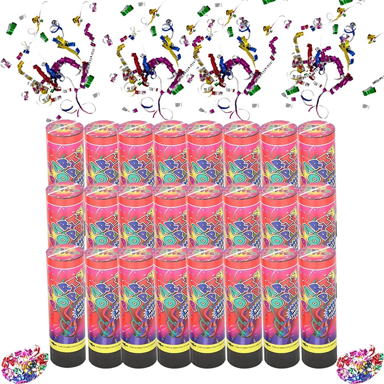 Deco Anniversaire Lanzador De Confeti De Resorte Streamer Party Popper ...