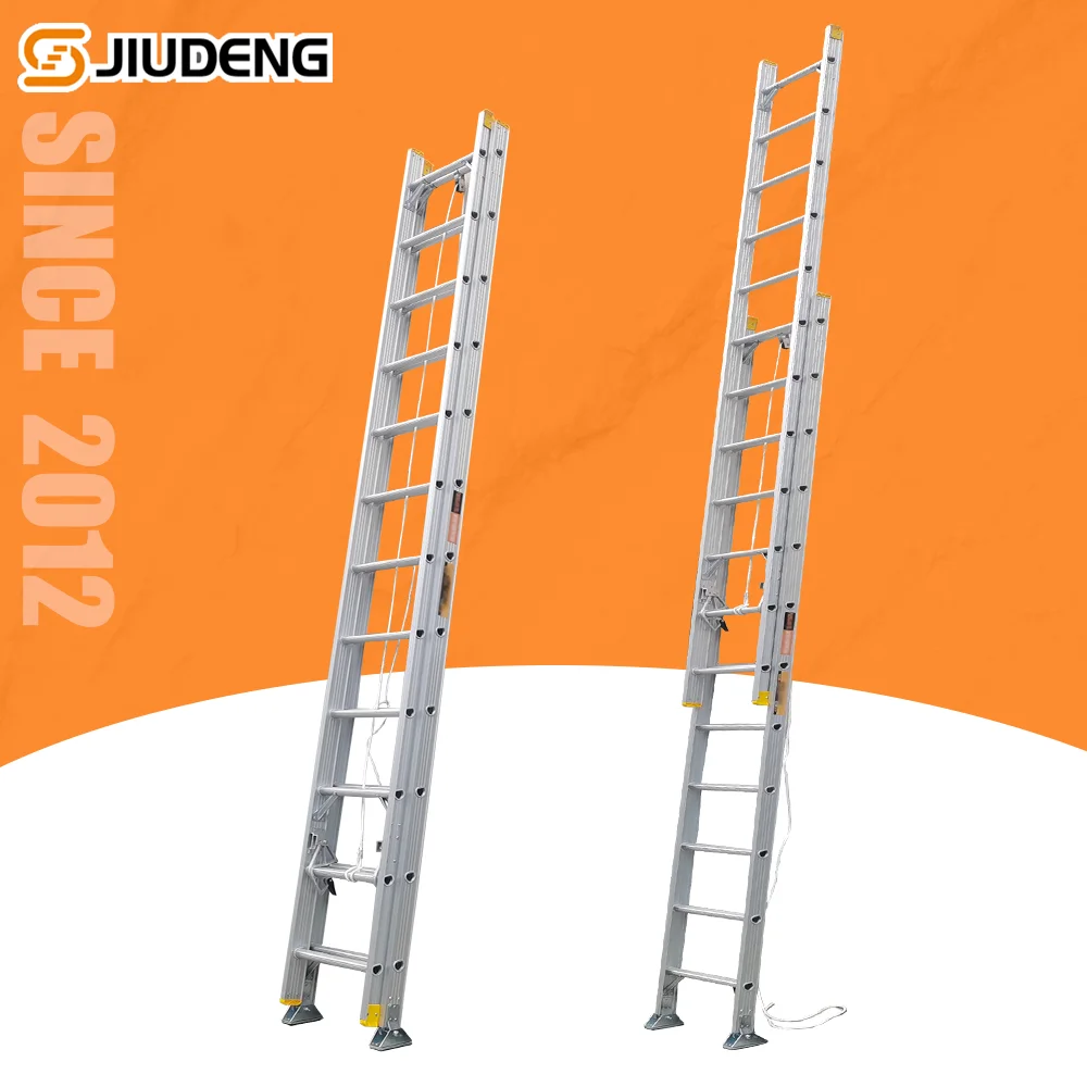 Aluminum telescopic ladder Aluminum Extension Ladder 20ft 24ft 28ft ...