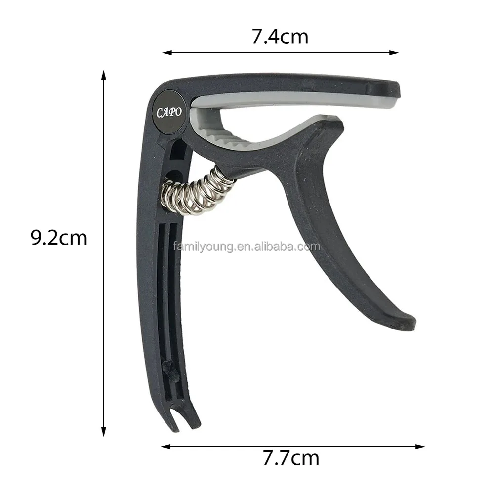 Capotasto Per Chitarra Acustica Ed Elettrica Clip Di Tono Per - Foto 13