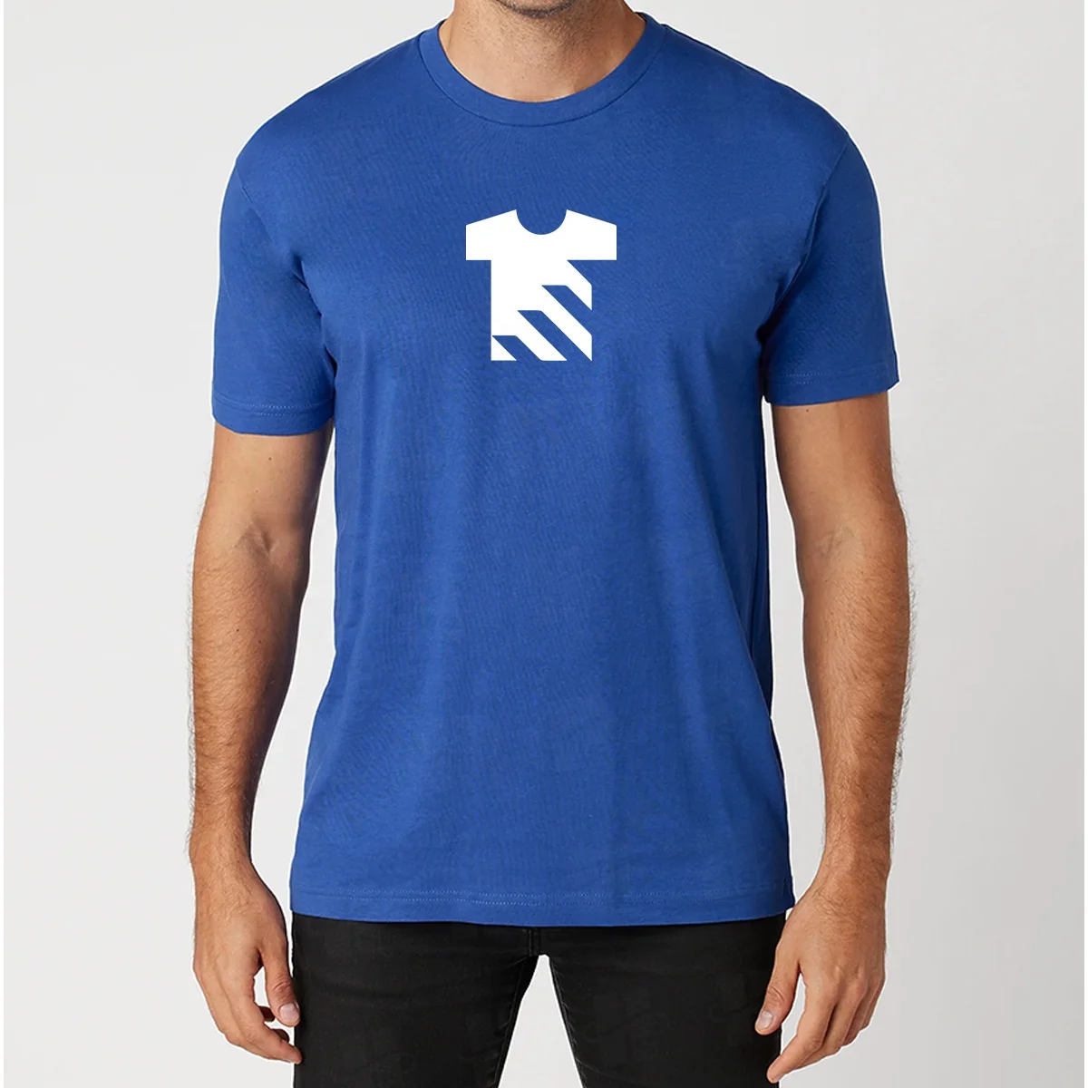 JL1112A Manufacturer Wholesale Men’s High Quality Box Cut Tee 100% Cotton TShirt Boxy Fit Crop T-shirt Men