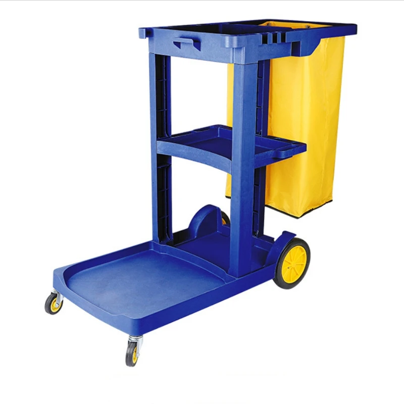 Platform Janitorial Cart Housekeeping Cart for Cleaning