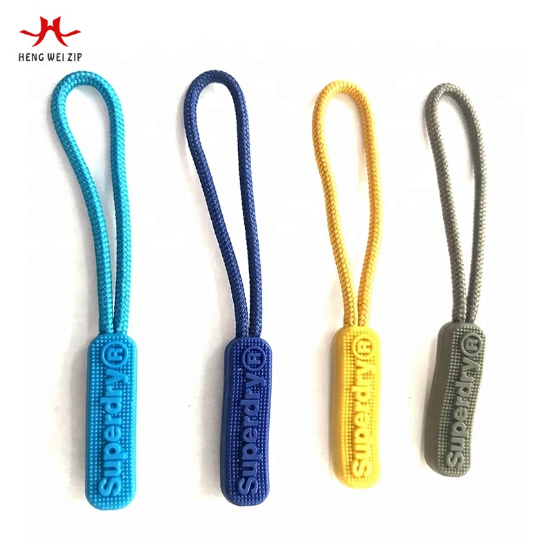 Sale in Bulk Rope Rubber PVC Weave File Pocket Zipper Repair Kit Silicone  Custom Zipper Pendant Zipper Slider Puller