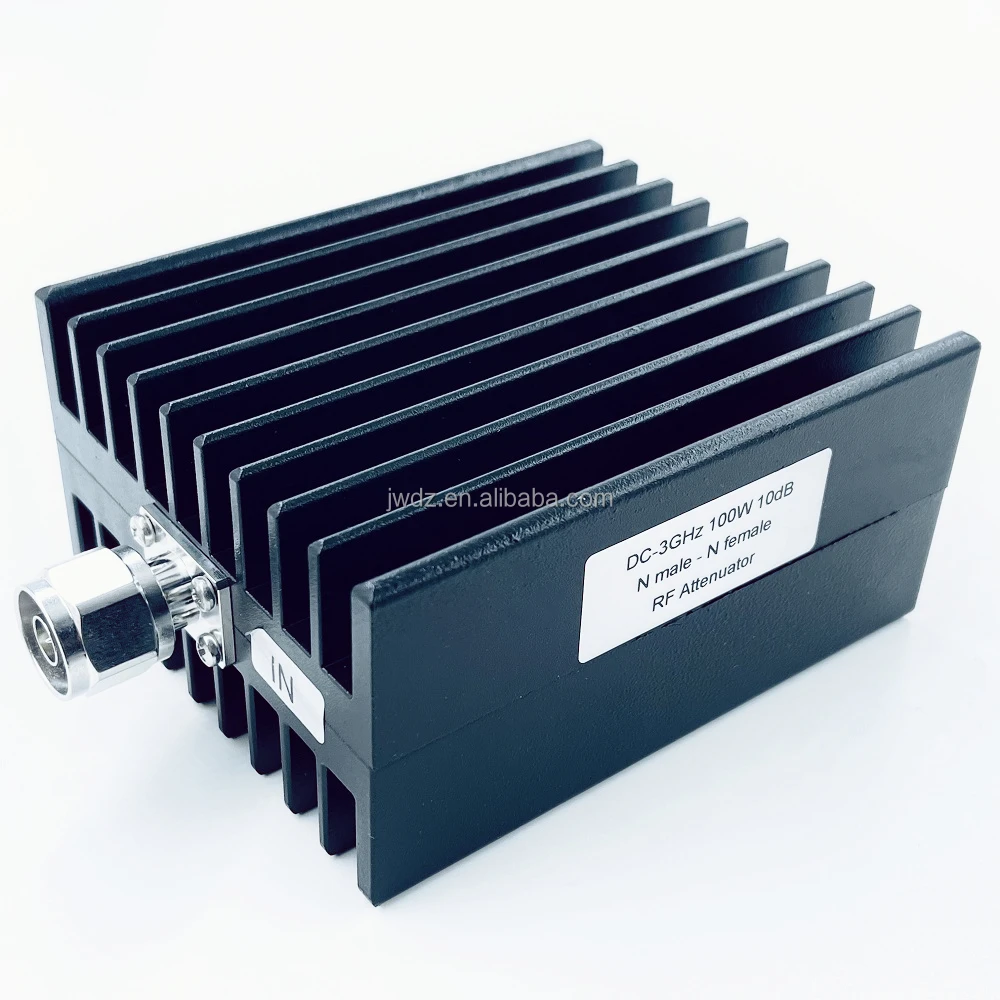 100W DC-3GHz/4GHz N connector optional coaxial attenuator 1db.2db.3db.5db.6db.10db.20db.30db.40db fixed attenuator