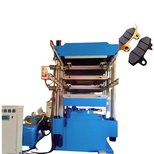 Automatic Column Structure Brake Pad Making Machine / Hot Press / Hydraulic Press Manufacturing Plant Provided Pumps Shoes 5.5