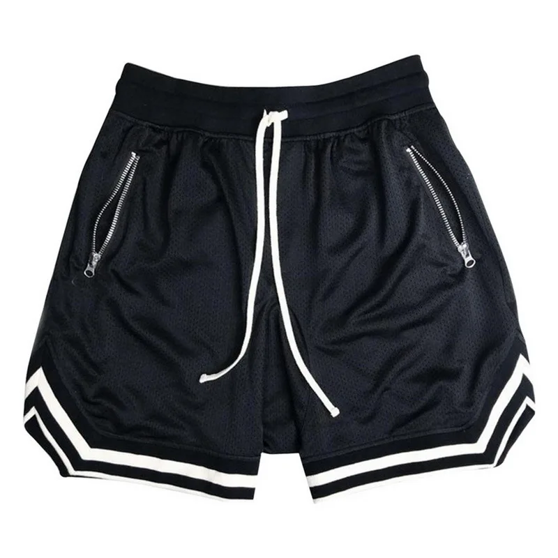 Summer Blank Sport Sublimation 100% Polyester plus size men's shorts Thermal transfer plain basketball shorts423_voghion.com