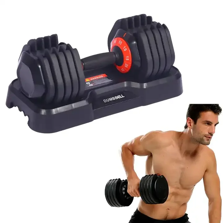Adjustable Dumbbell Set Perfect for Home Gym Bodybuilding