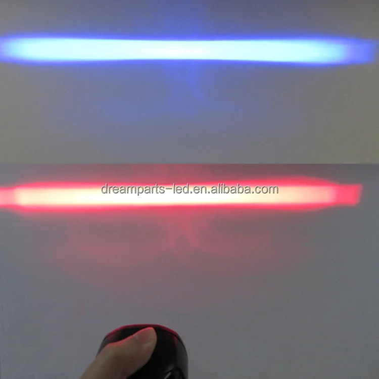 Mini Led Red Test 10V-80V Mini LED Red Blue Linear Forklift Safe Area Work Light Warning ...