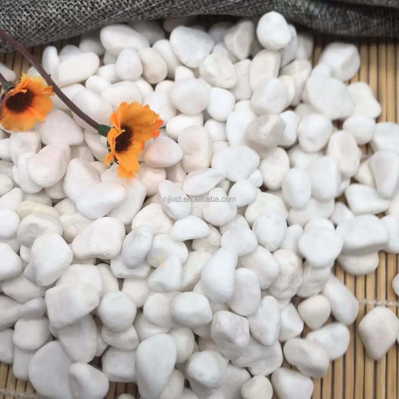 White Pebble Stone,tumble Snow White Pebble Stone,landscaping Stone ...
