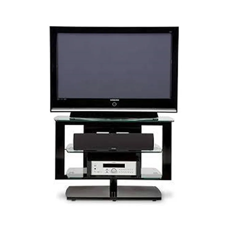 Factory Directly Sella Universal Swivel Tabletop Glass Tv Stand Base