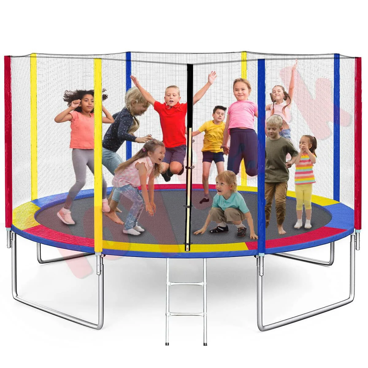 Trampoline Factory Colorful Trampoline For Kids 10ft Outdoor Trampoline