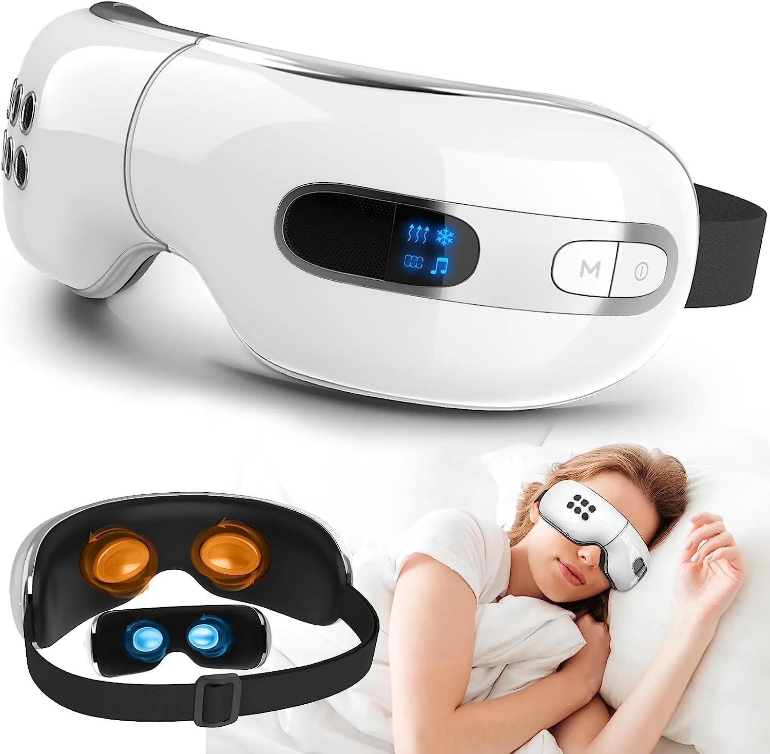 Eye Massager With Heat And Cooling For Reducing Dry Eyes Puffy ...