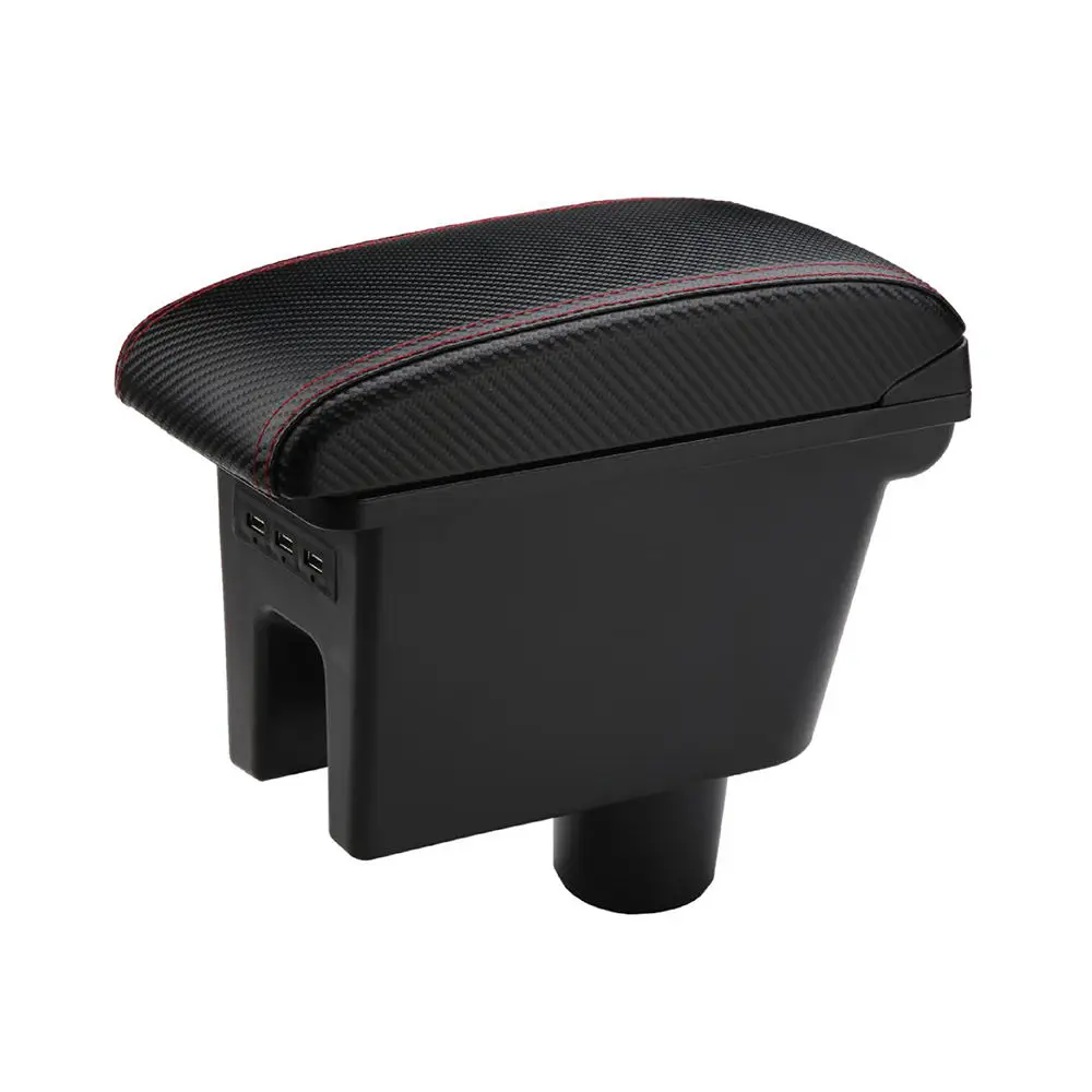 product variety of styles car armrest center storage box usb-3