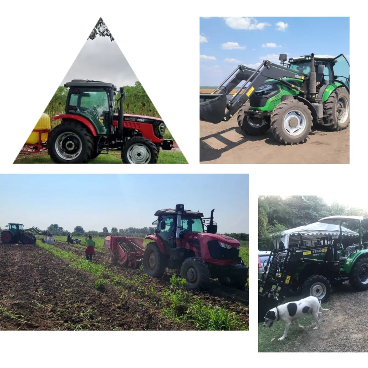 Cheap China Tractor - 280HP Farm Tractor 4x4 for Agriculture