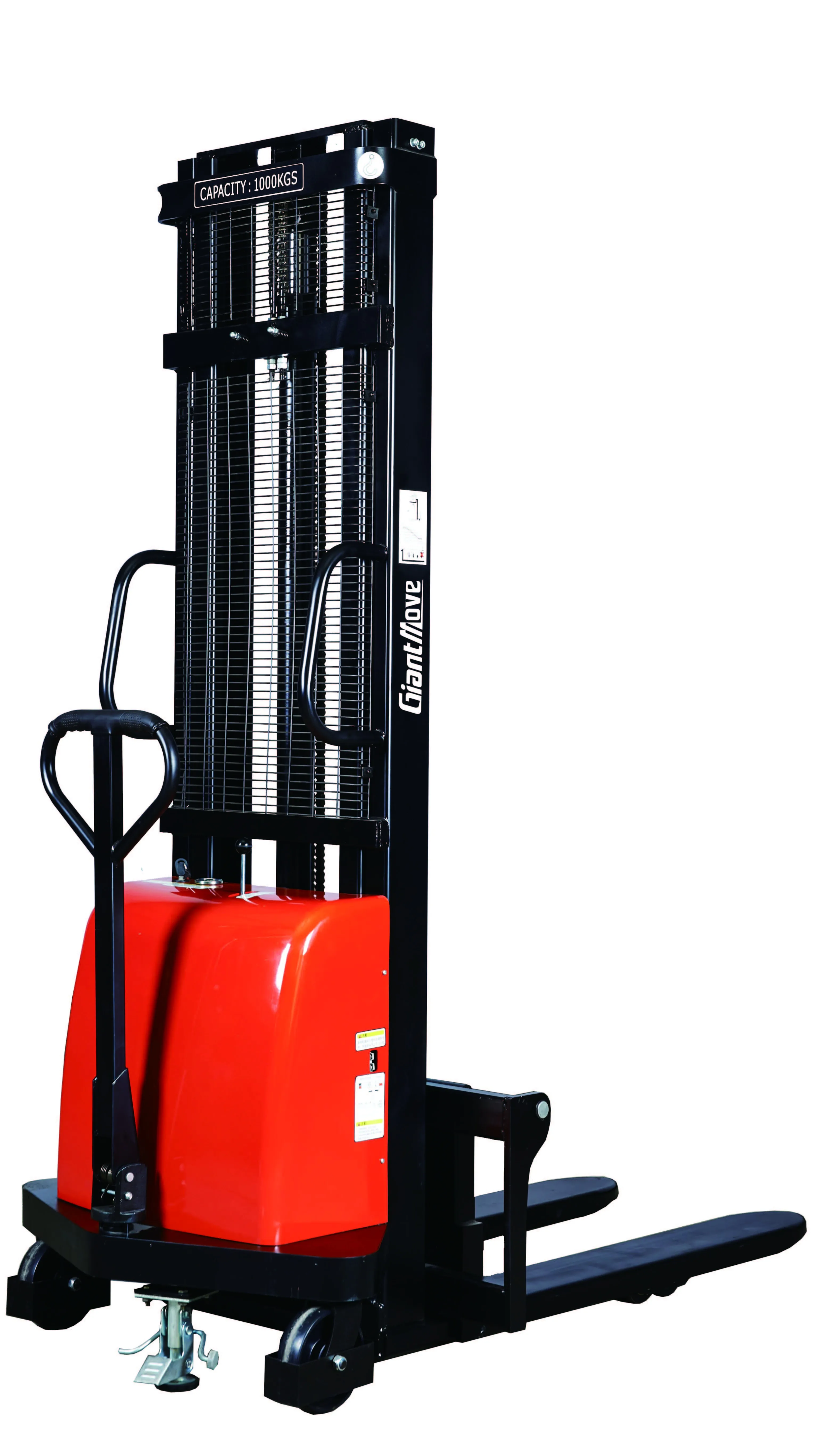 Good Quality Electric Pallet Stacker Forklift 1.5ton Battery Powered ...