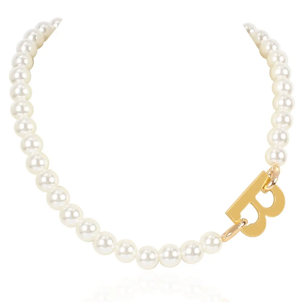 Cute Pearl Choker Necklace 