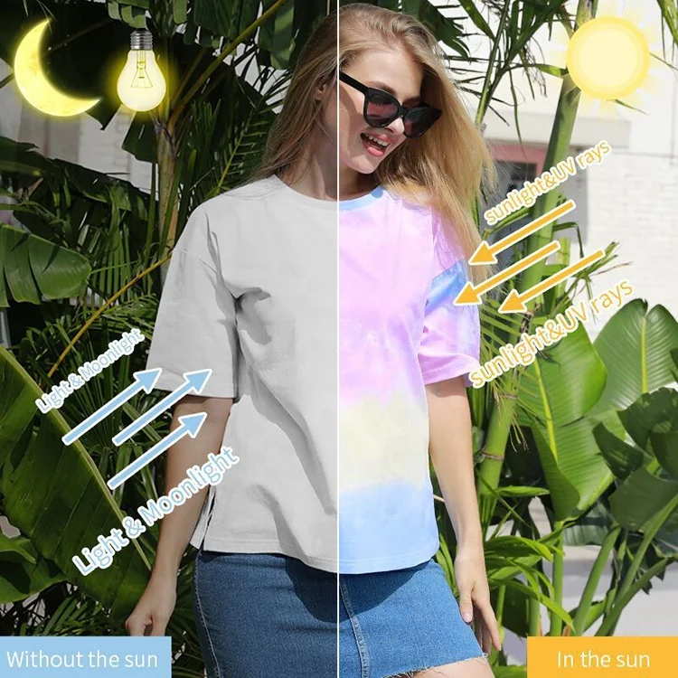 sun changing t shirts