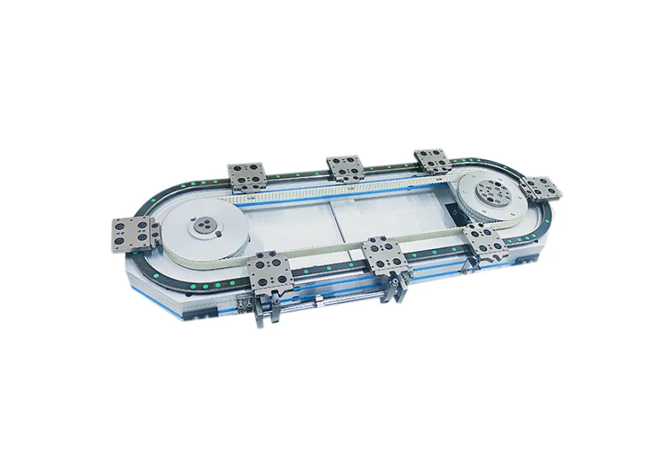 Customized Curved Guide Rail Conveyor System Elliptical Chain Precision ...