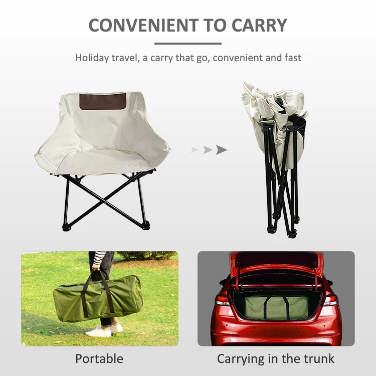 Outdoor Ultralight Camping Chair Double 600d Breathable Oxford Fabric ...