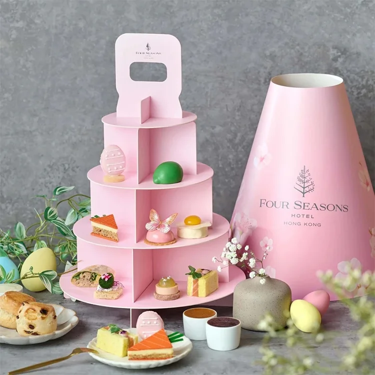 Custom Pyramid-Shaped Food Boxes for Takeout & Desserts