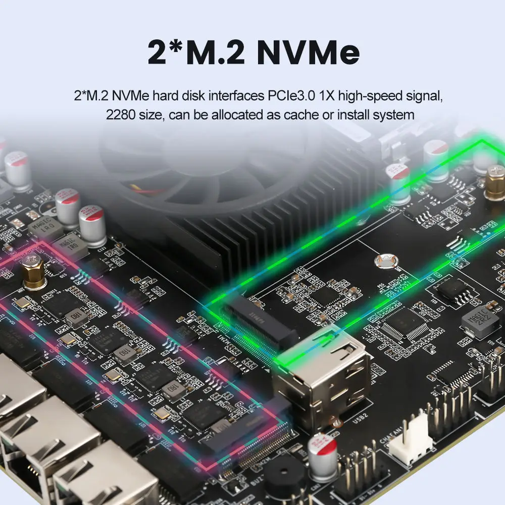 Nas Mini Itx 17x17cm Motherboard N6005/n5105 4xintei I226-v 2.5g Nics 2 ...