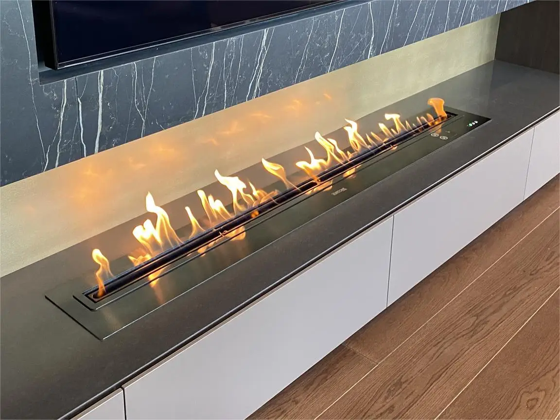 48inch Indoor Direct Source Bioethanol burner Modern Electric Ethanol Fireplace
