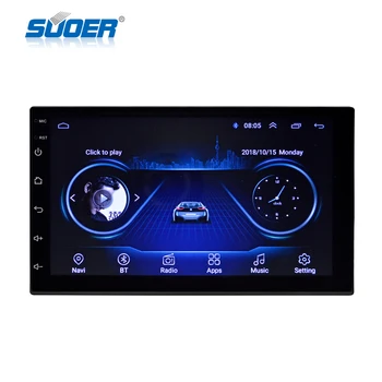 Suoer 7 inch hot selling android car media cd player mp5 BT universal car radio player