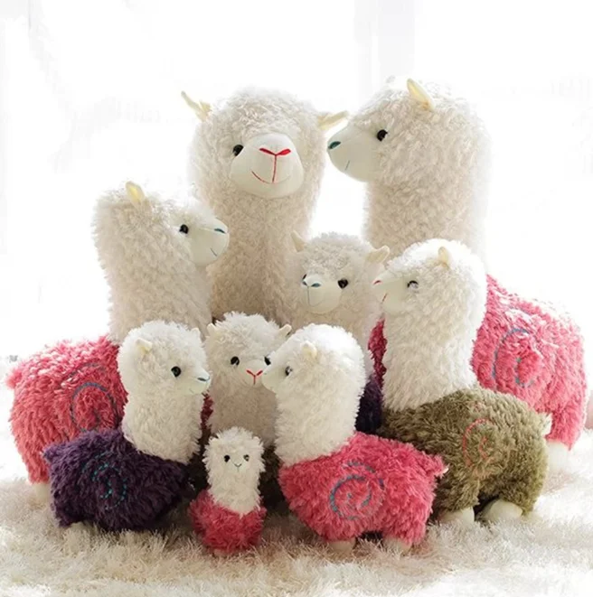 Alpaca Plush Doll Toy Lovely Small Sheep Stuffed Animal Plush Llama Xmas gift 