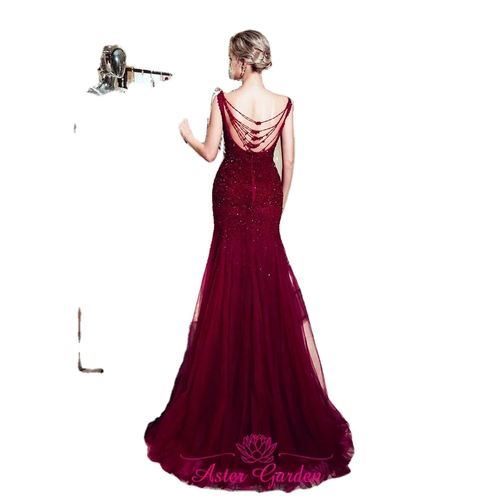open lace back dress Simple Royal Blue Spaghetti Straps Open Back Prom Dresses With Slit PL408