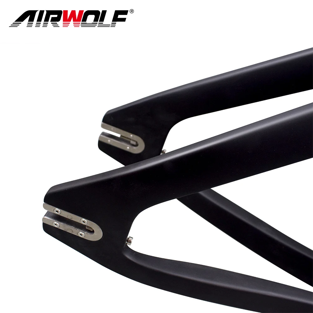 Carbon Track Bike Frame with Seatpost, Fixed Gear & Single