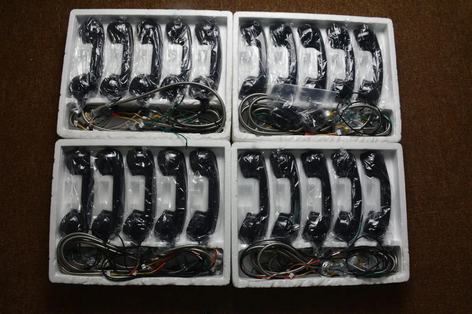Low Price Dirt Proof Coin Telephone Handset Outside ABS Payphone Handset