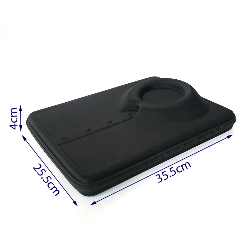 Бизнес езда на велосипеде Водонепроницаемый против морщин рубашка хранения Черный EVA чехол Защита для путешествий унисекс