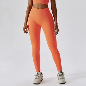 High Waist Tight Yoga Pants Honey Peach Hip Lifting Fitness Pants Quick Dried Outwear Running Sports Pants