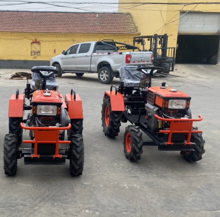 Farm Tractor Machine New 4x4 Wheel 8hp 12 hp 15hp 18hp 20hp Mini Tractor for Farm Agriculture Machine Made in China