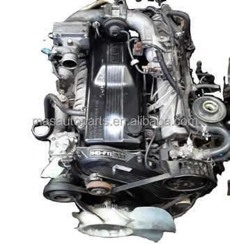 Complete Original 4.2L Diesel Used Engine 1HD 1HD-FTE Used Original 1HZ 1HD Engine With Gearbox For Land Cruiser