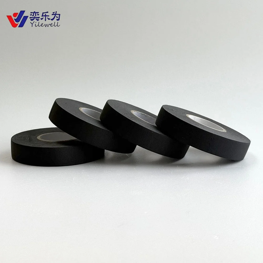 High-Temp Automotive Wiring Harness Tape-Single Sided Acrylic Heat-Resistant Cloth with Pressure Sensitive Adhesive Masking Use