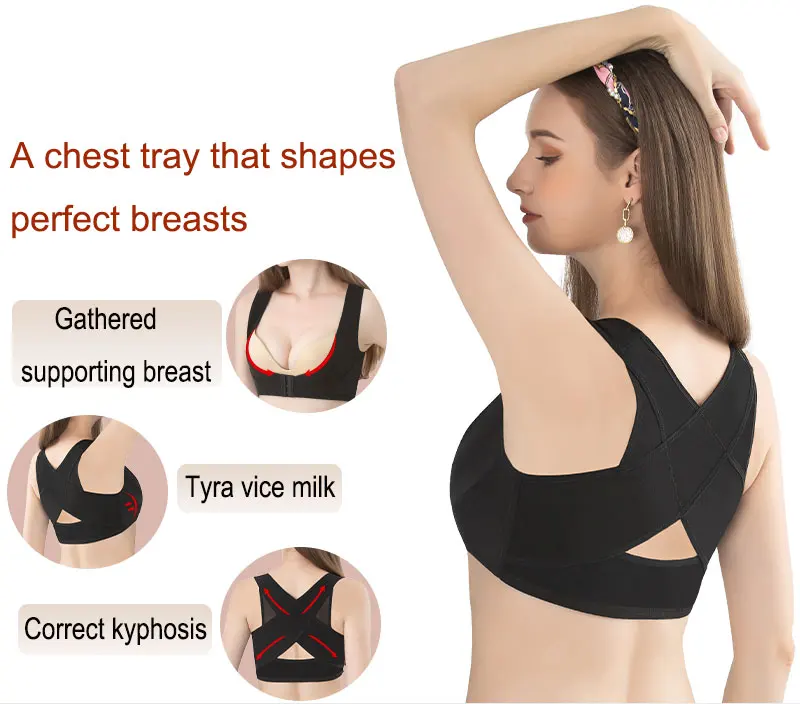 Breast Push up Boob Lift up Bra Back Support Body Shaper Fixing Shoulder Straighten Posture Improve Chest Posture Belt for Women