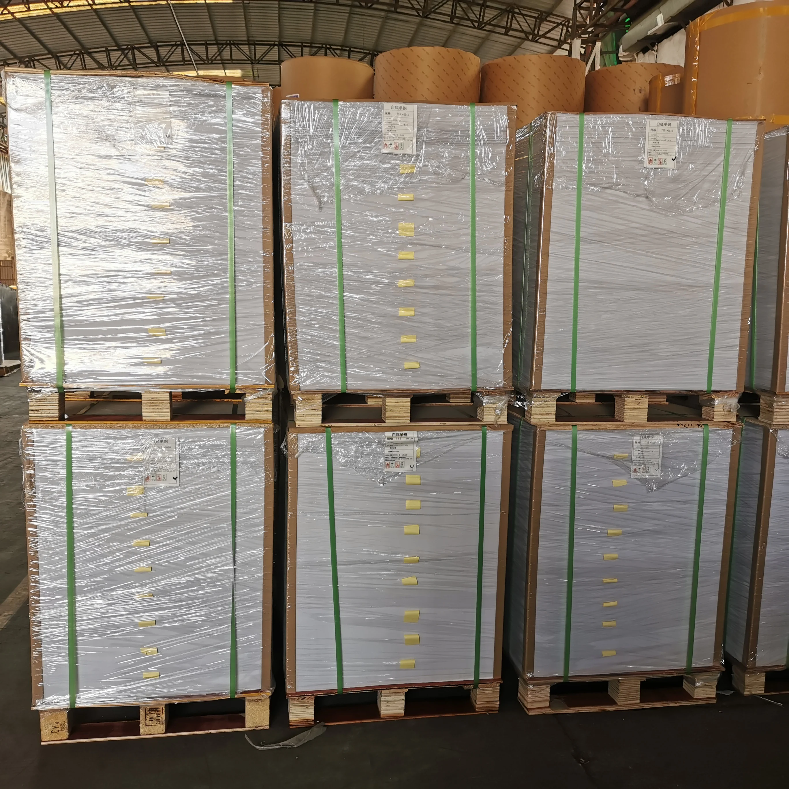 70x100 Unprinted Self-Adhesive Semi Glossy Cast Coated Photo Sticker Acrylic Adhesive Glossy Paper