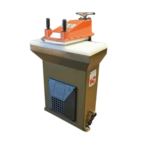 Manual Patterns Swing Arm Die Cutter Leather Cloth Clicker Press Cutting Machine Textile Clicking Press With Swing Head