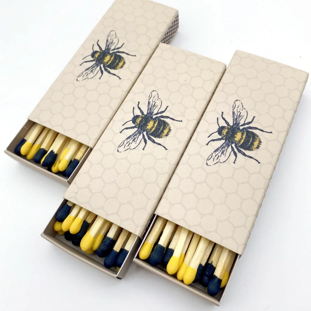Private Label Custom Candle Use Wooden Stick Matches Safety Matchbox Household Candle Matches