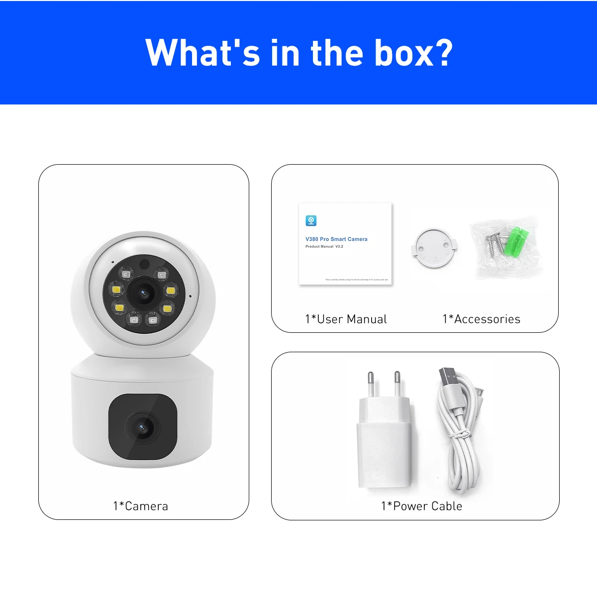 product v380 dual view 2mp indoor wifi security camera hd ptz cctv with night vision alarm storage motion detection tf card  cloud data-68