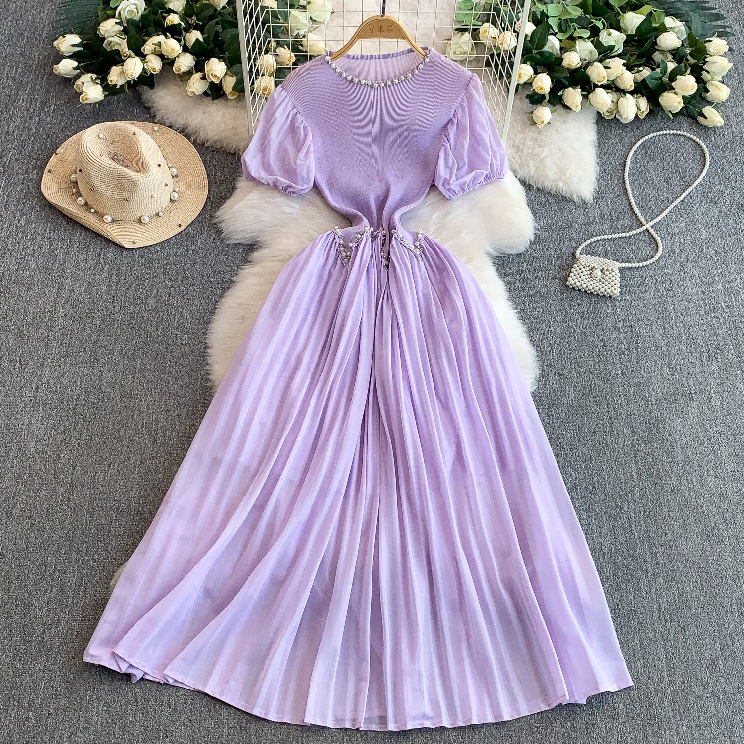 princess polly baby blue dress Karen Millen Embellished Beaded Flapper Dress. 8 Uk. Never Worn