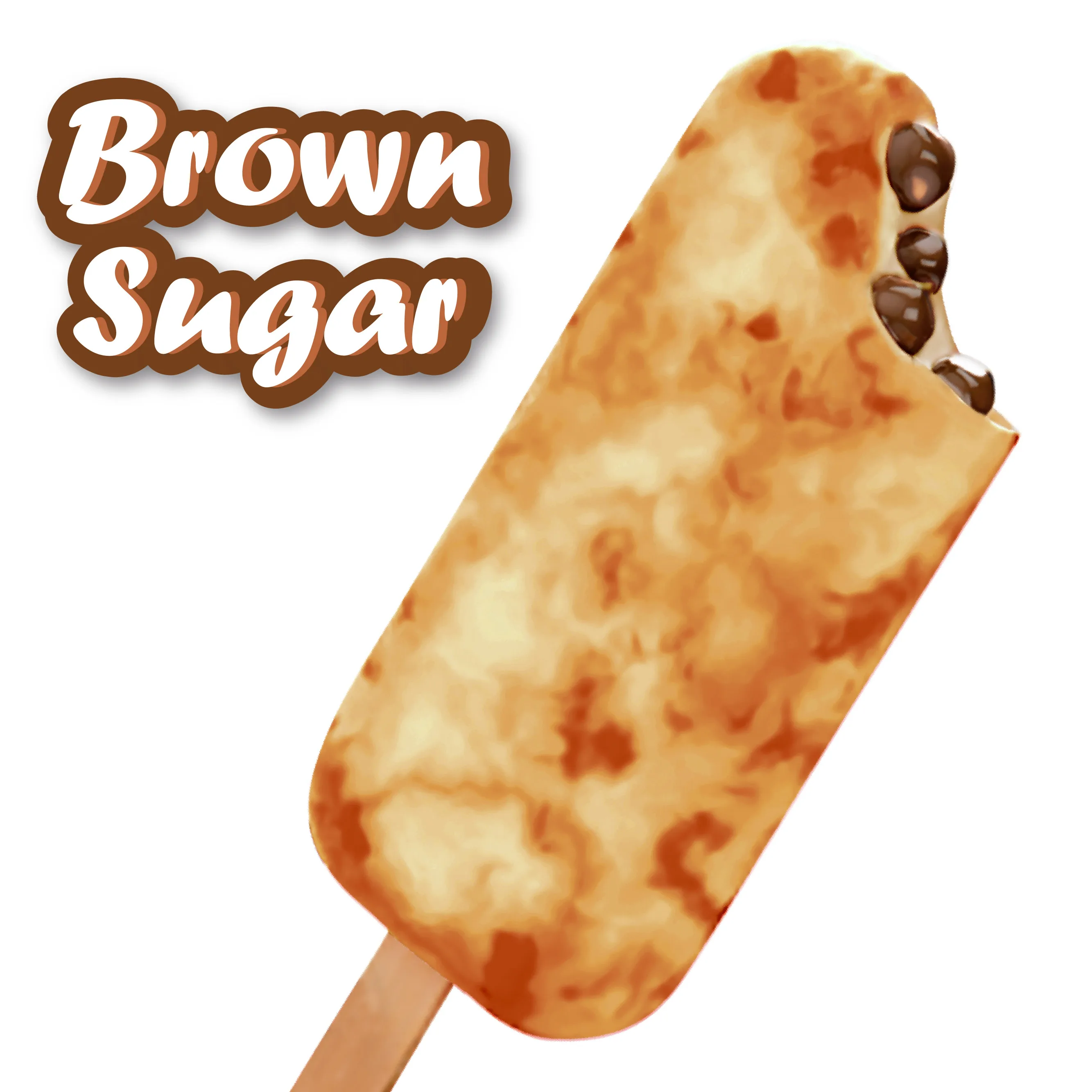 Высококачественный батончик для мороженого с коричневым сахаром Boba мягкая подача молочными добавками и упаковкой ароматизатора