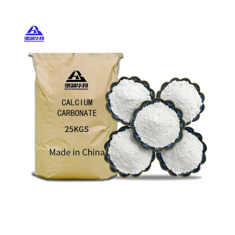 Coarse Calcium Carbonate Powders Suitable for Construction Materials Concrete Production Additive