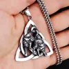 silver Triangular steel chain